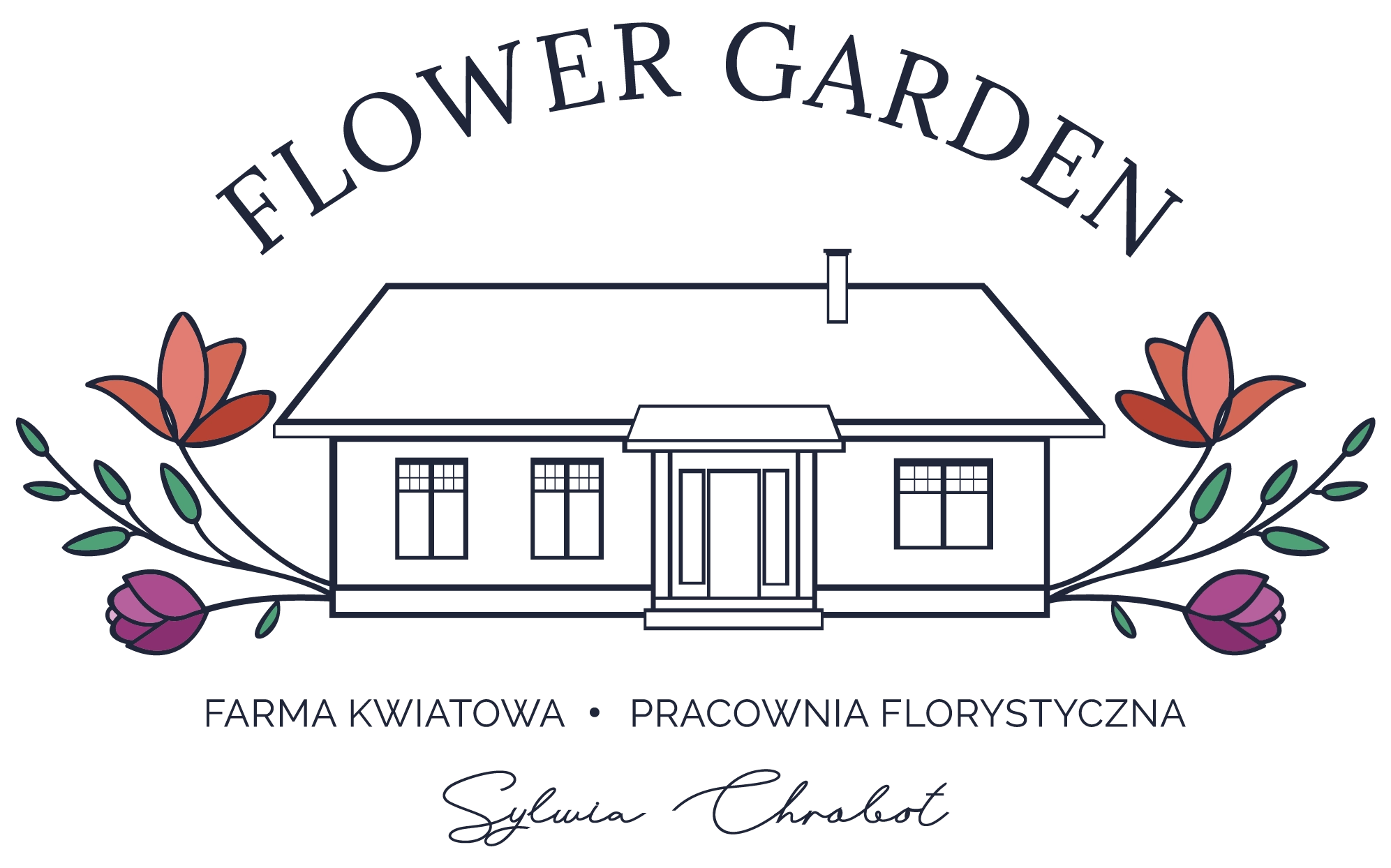 flower garden - logotyp